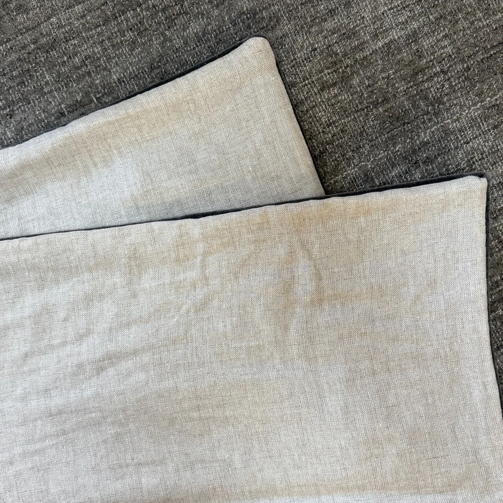 Two Matching Accent Pillowcases 20x20”